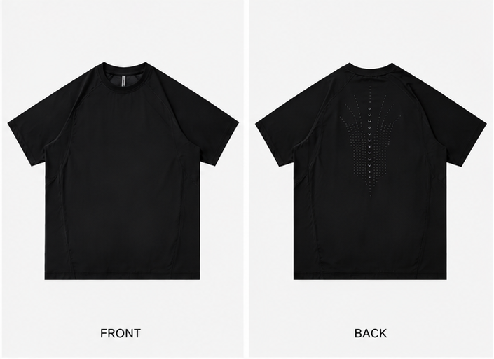4-Way Stretch · Dragon-Scale Breathability · Cooling Short Sleeve Top